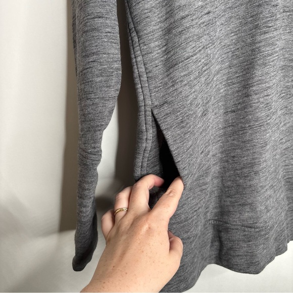 Lululemon To You Tunic Heathered Core Dark Grey Sweater size 4 - Picture 5 of 12